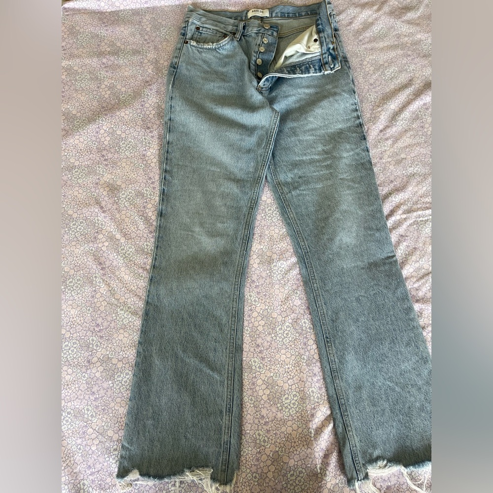Agolde Classic Light Wash Denim for Women in size 26